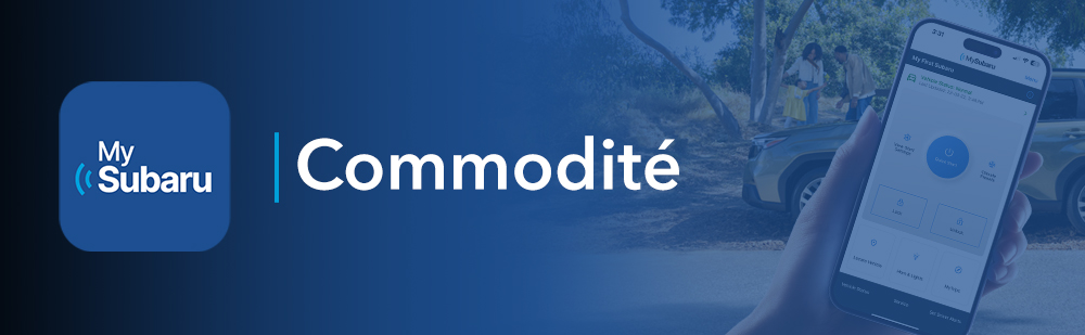 MySubaru Commodité