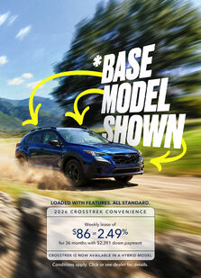 ODA August 2026 Crosstrek